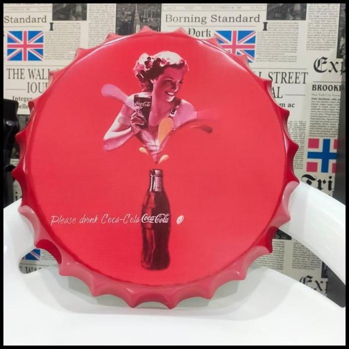 Gambar Promo Pajangan Dinding Tutup Botol Coca Cola Resto Cafe Home Decor - 1 dari elfina markeet undefined Tokopedia
