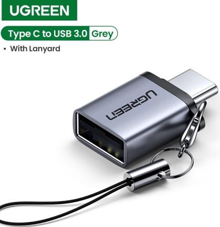 Gambar UGREEN USB OTG Type C to USB 3.0 Female Speed UP 5Gbps - Grey dari Ide Komputer Malang undefined Tokopedia
