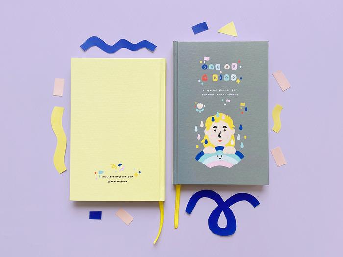 Gambar Buku Agenda One of a Kind Undated Planner - Grey dari Diary and Notes Collecti undefined Tokopedia