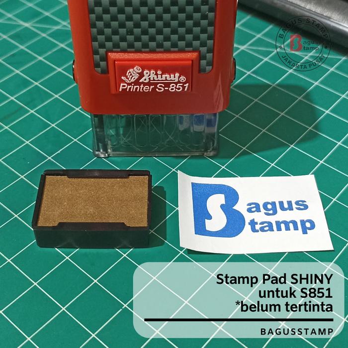 Gambar Stamp Pad Self ink Shiny Kotak / Bantalan Stempel Shiny - S851 dari Nabangshop Bagusstamp undefined Tokopedia