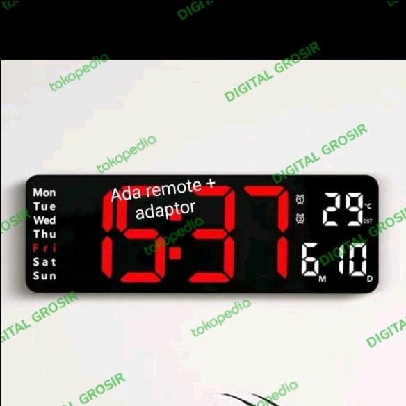 Jual Jam Digital Led Clock Countup Countdown Timer Ukuran 32 cm x 10 cm ...