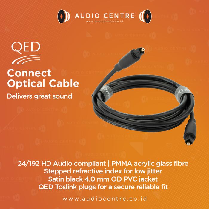 Gambar QED Connect Optical Cable Toslink Digital - 1.5m dari Audio Centre Official undefined Tokopedia