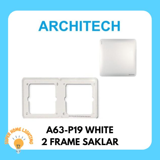Gambar [SHL] Architech Infinity White FRAME/BINGKAI Stop Kontak/SAKLAR A63 - 2-FRAME dari SuperHomeLighting undefined Tokopedia
