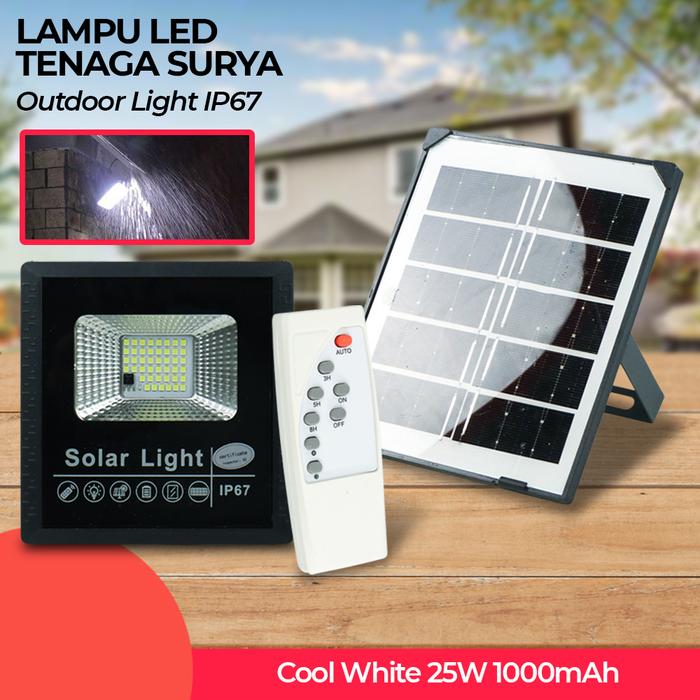 Gambar LAMPU LED DINDING TAMAN TENAGA SURYA 65W LAMPU TAMAN TENAGA MATAHARI - 25W dari MEINA ELEKTRIK undefined Tokopedia
