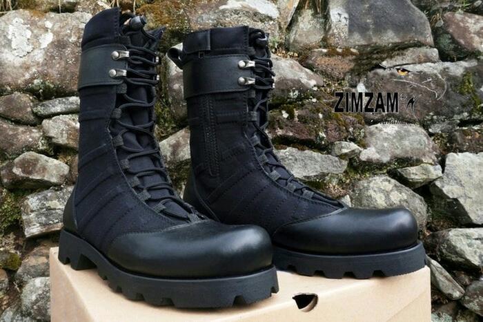 Gambar SEPATU ZIMZAM PDL NINJA TITAN RADIAL KULIT ASLI TNI POLRI SWAT ARMY - 38 dari Kutsu'ya Store undefined Tokopedia