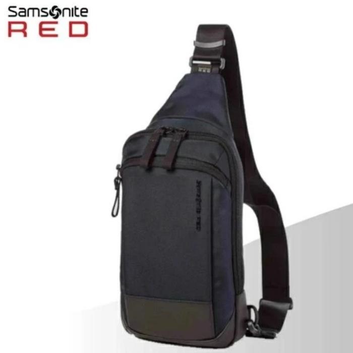 Jual Tas Sling Bag Samsonite Whyter Original Black Kota
