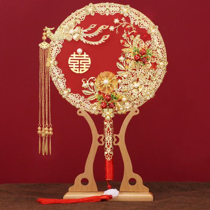 Gambar Kipas Sangjit China Kipas Wedding Aksesoris Pernikahan Wedding Kipas - Merah dari Daily-Mall undefined Tokopedia