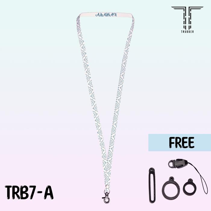 Gambar Lanyard HP Name tag aesthetic FREE 3pcs Oring + Kait HP TRB7 - TRB7-A dari Trubber shop undefined Tokopedia