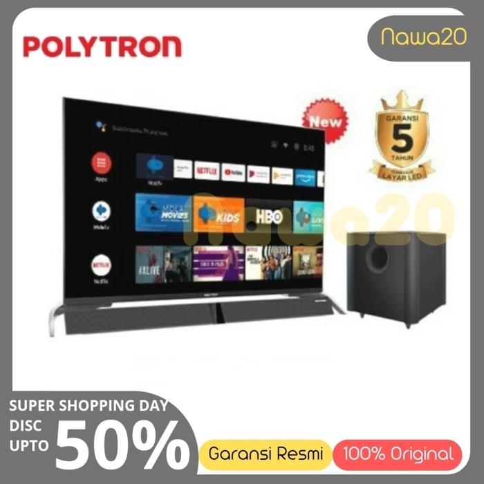 Jual POLYTRON SMART ANDROID DIGITAL TV 32INCH PLD 32BAG9953 + SOUND BAR ...