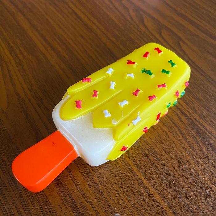 Gambar Sweet tooth rubber squeaky toy - Ice popsicle dari petincshop undefined Tokopedia