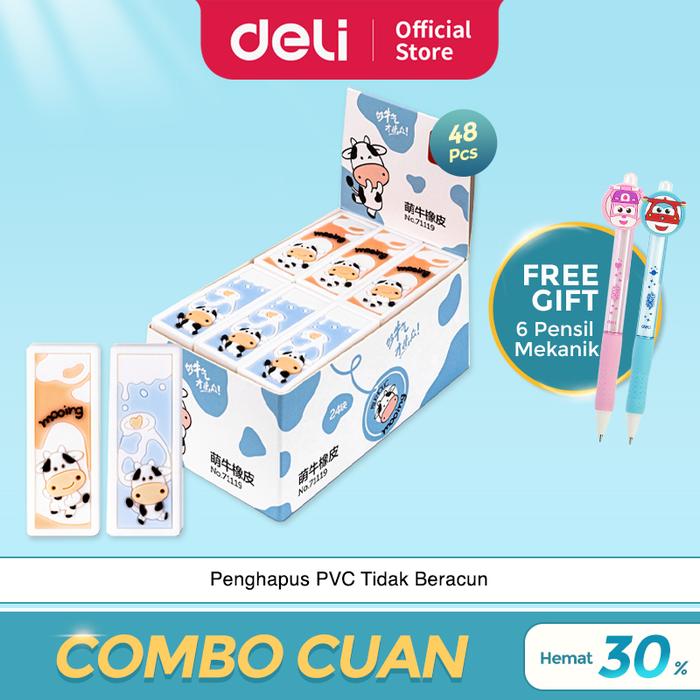 Gambar Paket Dapat Cuan Alat Tulis Sekolah Grosir Dijamin Untung - Penghapus dari Deli Stationery Indonesia undefined Tokopedia