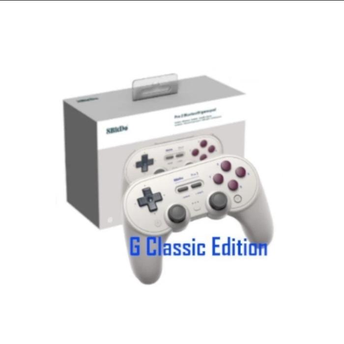 Gambar 8bitdo Pro 2 Wireless Gamepad Switch PC Android MacOs Joystick Ori - Classic Edition, Garansi 1 Bulan dari HeLo Official Store undefined Tokopedia