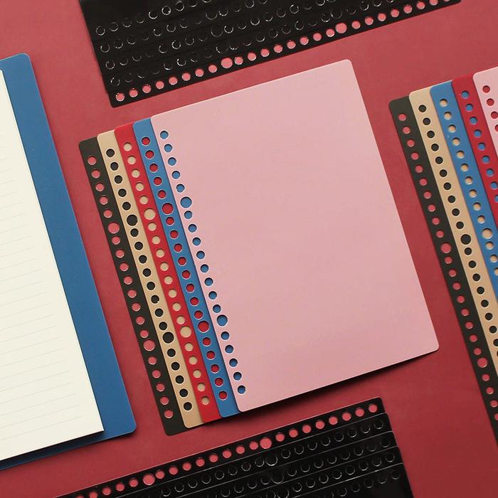 Gambar DIY Binder Covers 2pcs Retro A5 B5 - DIY Plastic Binder Cover Retro - B5, Crimson - Merah dari Comart Store undefined Tokopedia