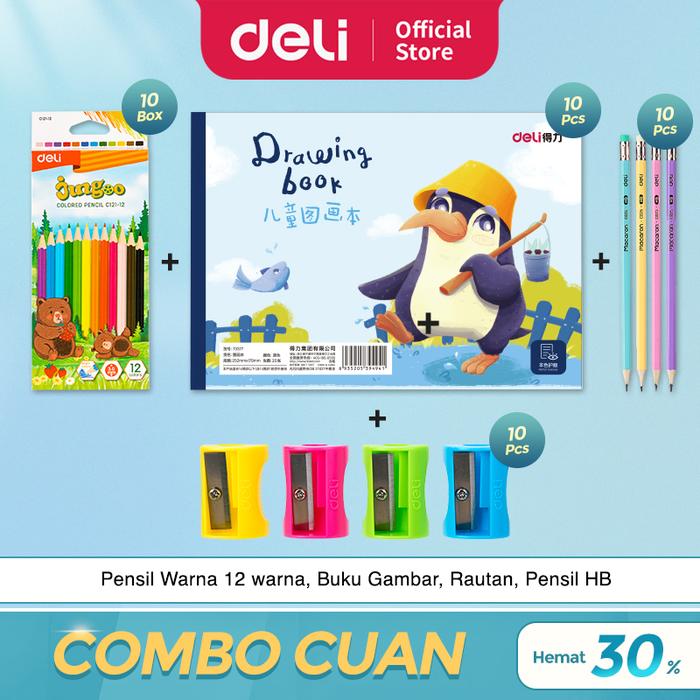 Gambar Paket Dapat Cuan Alat Tulis Sekolah Set Komplit Dijamin Untung - Set B dari Deli Stationery Indonesia undefined Tokopedia