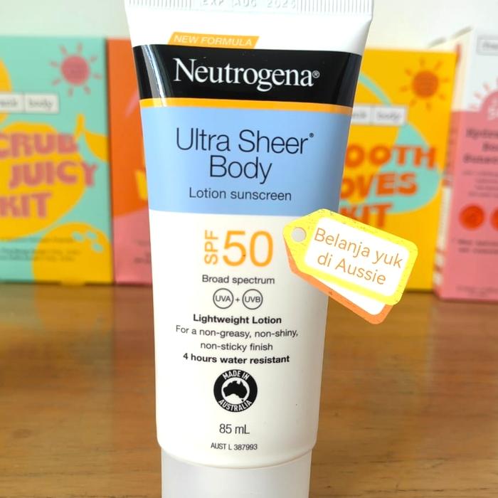 Gambar Neutrogena Ultra Sheer Sunscreen SPF 50 Made in Australia - BODY 85mL dari Belanja yuk di Aussie undefined Tokopedia