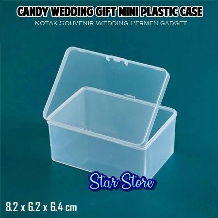 Jual Mini Plastic Case Box / Kotak Mini Plastik Kecil 6.5 x 6.5 x 4 cm ...