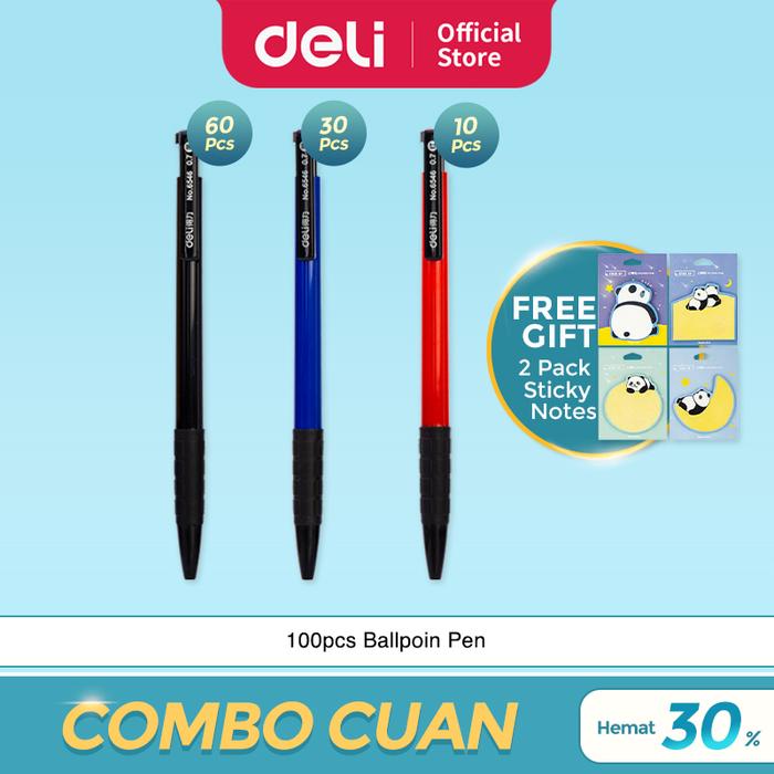 Gambar Paket Dapat Cuan Alat Tulis Sekolah Grosir Dijamin Untung - Pulpen Bolpoin dari Deli Stationery Indonesia undefined Tokopedia