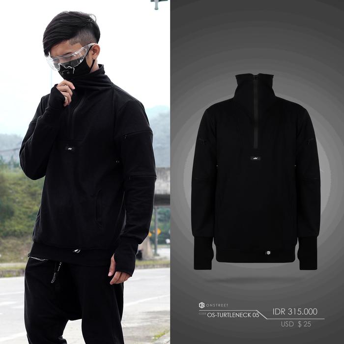 Gambar ONSTREET JAKET/SWEATER OS TURTLENECK (BLACK) - Hitam, M dari Onstreet Official undefined Tokopedia