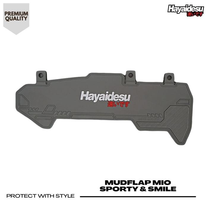 Gambar Yamaha MIO Smile/Sporty Mud Flap Penahan Lumpur Motor-HAYAIDESU - Abu-abu dari novan.ini motor undefined Tokopedia