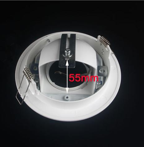 Gambar LED Eyeball Fitting Casing White Downlight Housing Light Fixture GU5. - Downlight house dari GUOHUI INTERNATIONAL undefined Tokopedia