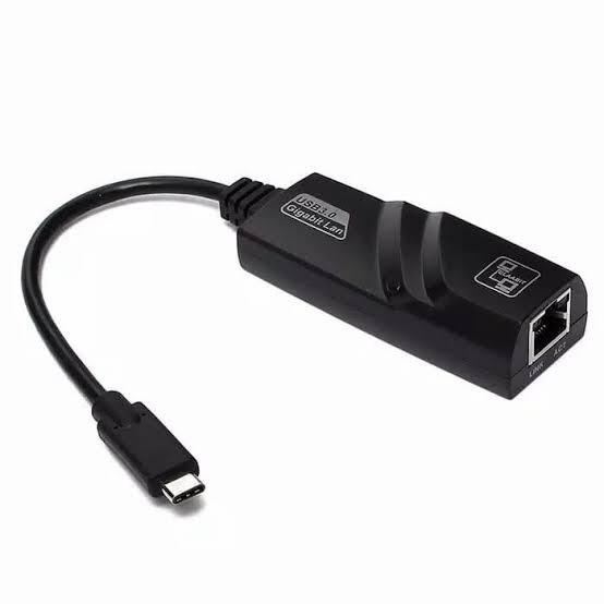 Gambar Type-c To LAN / Type-C Ethernet Adapter / Type C LAN + USB Hub 3 Port - Black Greenpack dari Digitalcity undefined Tokopedia