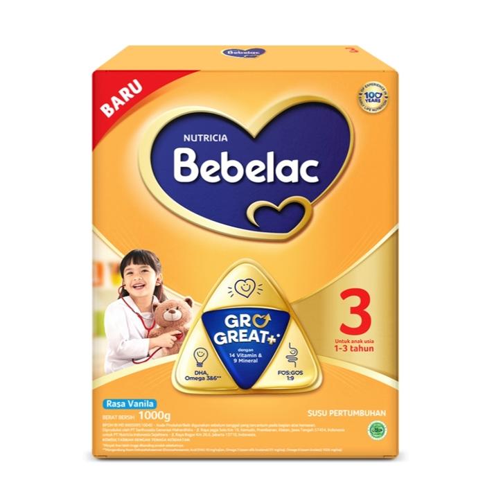 Gambar Bebelac 3 Susu Pertumbuhan Anak 1-3 Tahun 1 kg - Vanilla dari BIGsmart Official undefined Tokopedia