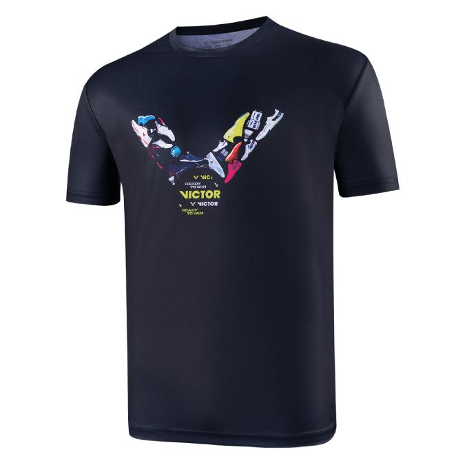 Gambar Baju Victor /T-Shirt Training Series T-25010 - Hitam, M dari Rivaisport undefined Tokopedia