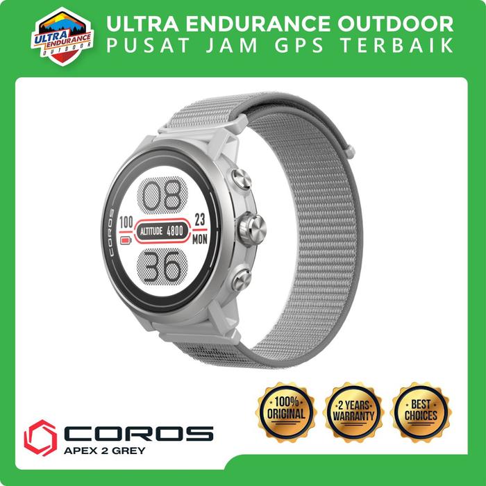 Gambar Jam Tangan COROS APEX 2 Premium GPS Outdoor - GREY dari Ultra Endurance Outdoor undefined Tokopedia