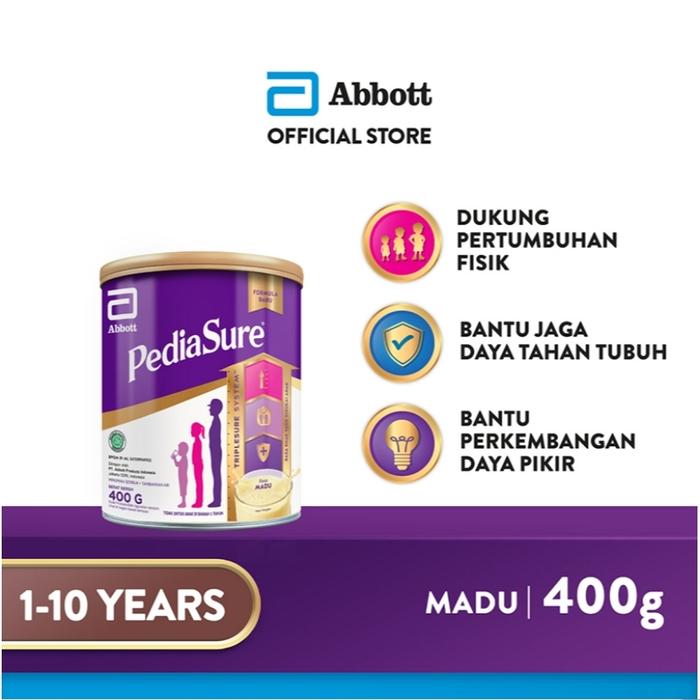 Gambar PediaSure Triplesure Susu Formula Pertumbuhan Anak Madu 400 g - Madu dari BIGsmart Official undefined Tokopedia