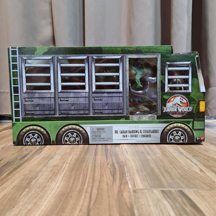 Jual Jurassic World Legacy Sarah Harding Stegosaurus Pack Mattel