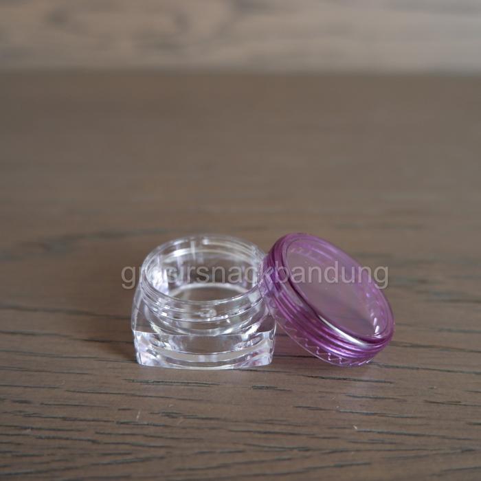 Gambar POT CREAM 5GR POT KOSMETIK 5GR JAR KOSMETIK POT KRIM 5GR - KTK UNGU BNG dari grosirpackagingkosmetik undefined Tokopedia