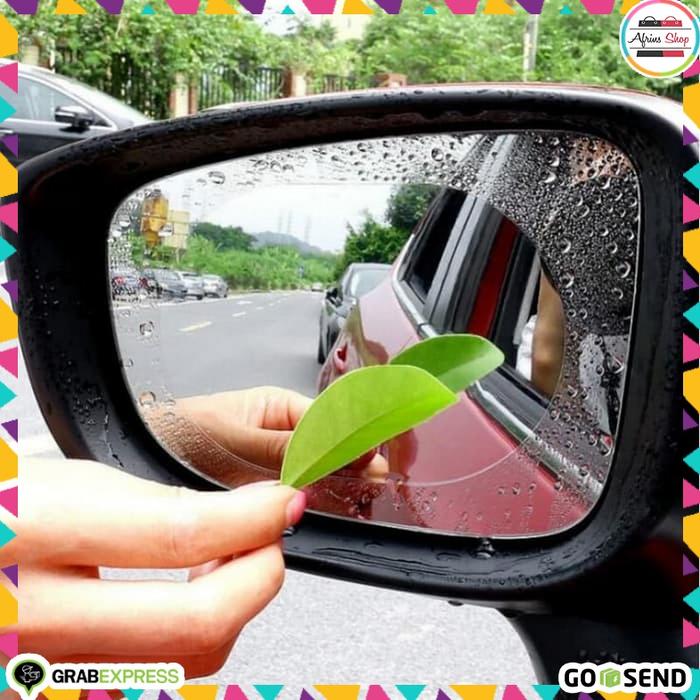Gambar Sticker Anti Air Kaca Mobil Anti Fog Spion 20x16cm 2 PCS - Spion dari Afrins Shop_NEW undefined Tokopedia