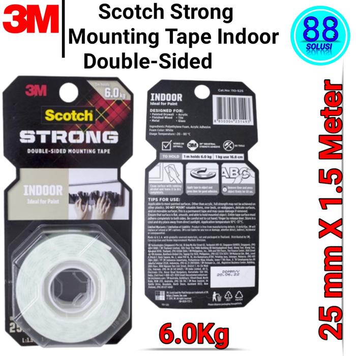 Gambar Double Tape 3M 110-S25 Scotch Strong Mounting Indoor ORIGINAL dari SOLUSI 88 undefined Tokopedia