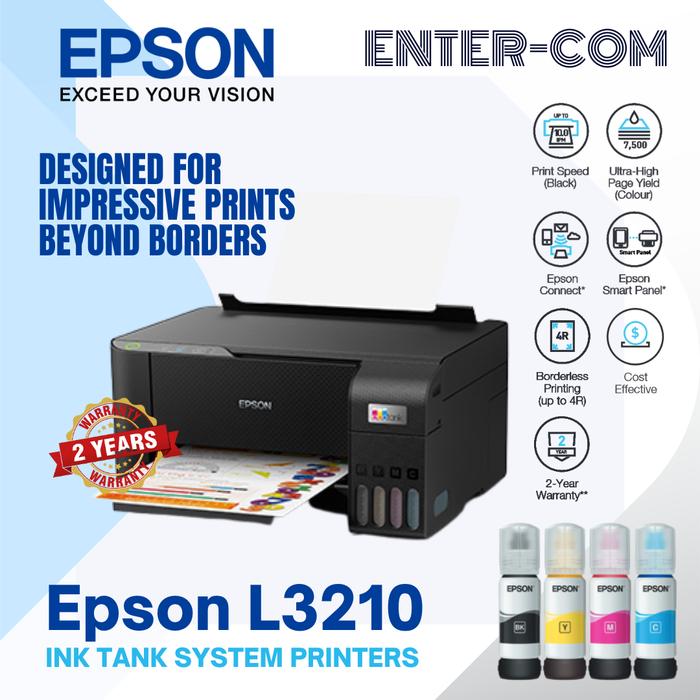 Gambar PRINTER EPSON L3110 - L3210 - L3210, Tanpa Tinta dari elevenkomp undefined Tokopedia