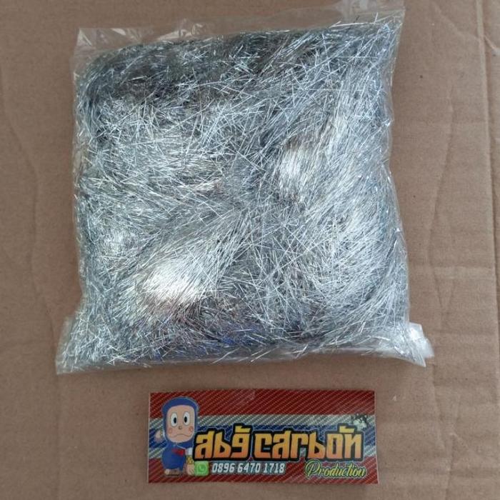 Gambar Carbon Forged / Serat Karbon Kevlar Motif Forged Hitam Campur Serat - Metalik Silver, 200gr dari PremiumShop77 undefined Tokopedia