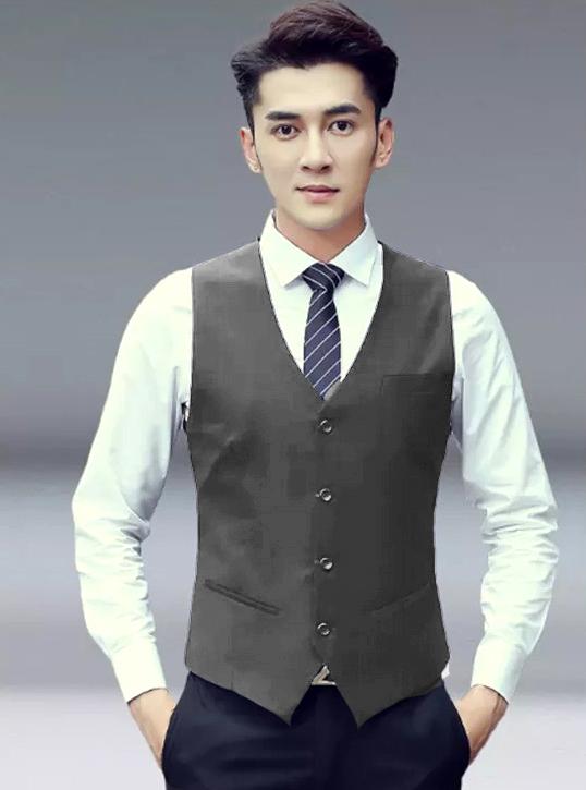 Gambar Baju Luar Pria Formal Rompi Katun ROM 489 - ROM 487 dari Gudang Fashion Id undefined Tokopedia