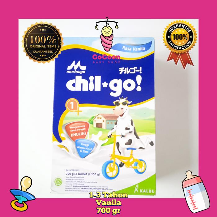 Gambar Susu Formula Morinaga Chil Go 1+ 1-3 Tahun Vanila 700g 700 gr dari cocoonbabyshop undefined Tokopedia