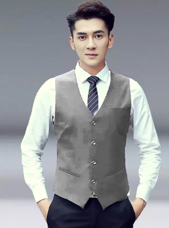 Gambar Baju Luar Pria Formal Rompi Katun ROM 489 - ROM 484 dari Gudang Fashion Id undefined Tokopedia