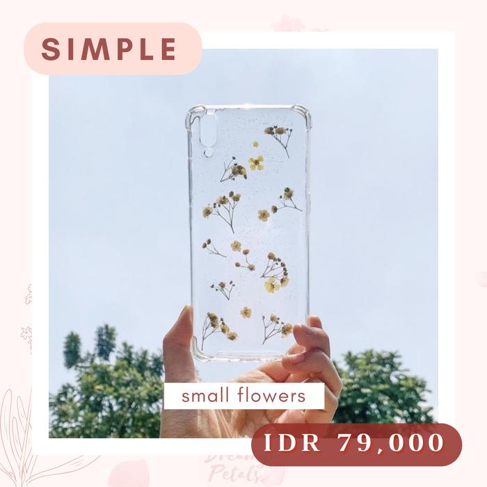 Gambar BUDDING Custom Pressed Flower Dried Phone Case / Bunga Resin Casing HP - simple dari Dreamy Petals undefined Tokopedia