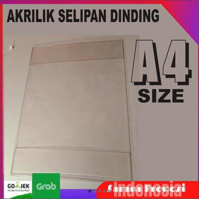 Gambar Akrilik Selipan Dinding / Akrilik Dinding / Frame Akrilik Dinding - A4 dari Nuansa Display undefined Tokopedia