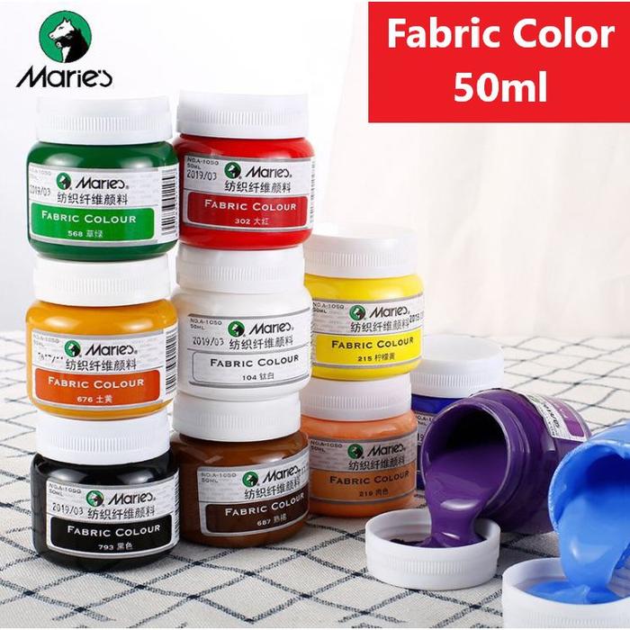 Gambar Maries Fabric Colour 50ml Cat Kain Warna A-1050 - White 104 dari Pusat Grosir ATK 88 undefined Tokopedia