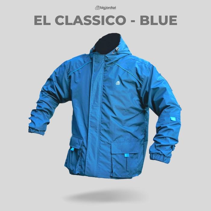 Gambar jaket windbreaker waterproof pria big size jumbo xxl 3L 4L 5L 6L 7L 8L - Biru, 5XL dari Big Jordan Official Store undefined Tokopedia