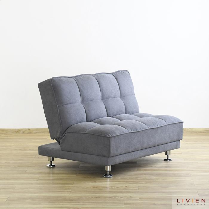 Gambar Livien Sofa Bed Dudu Sofabed Minimalis Sofa Lipat - DARK GREY dari rinie furniture undefined Tokopedia