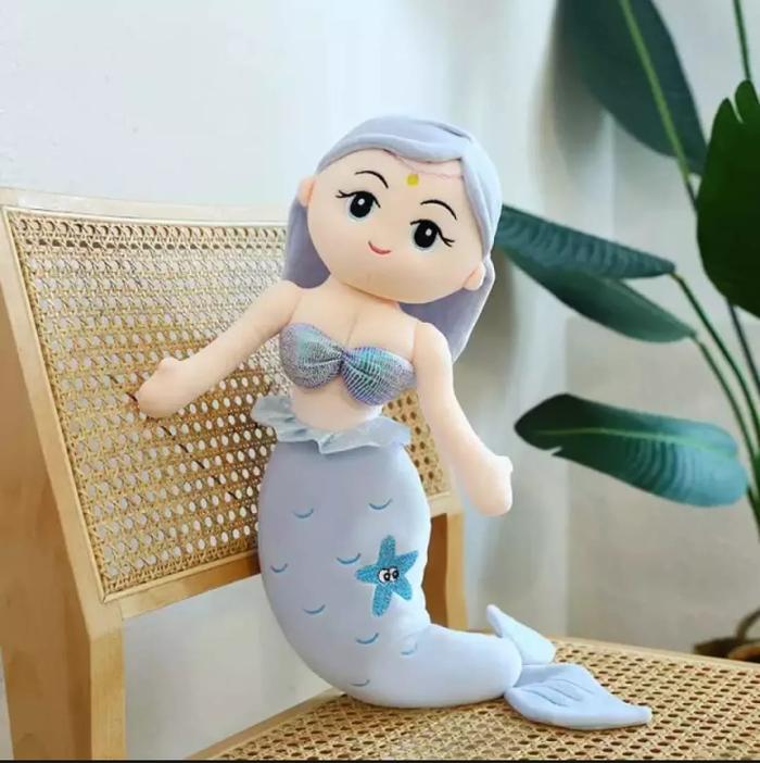 Gambar Boneka mermaid Queen Boneka Putri Duyung Mermaid Cute Plush Toys - Biru dari Istana Bonekaku20 undefined Tokopedia