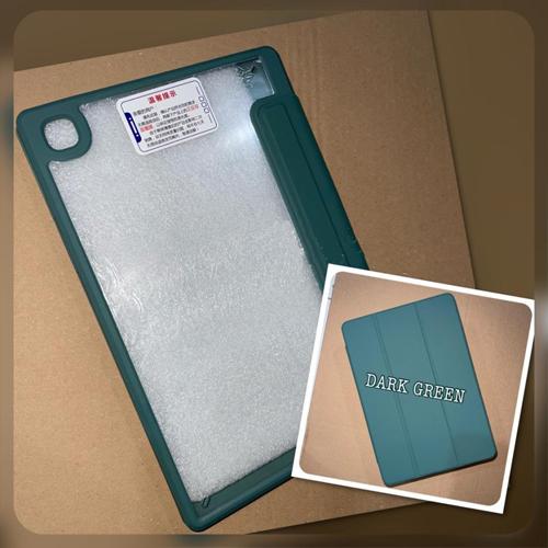 Gambar Samsung Tab A7 SM T505 MAGNETIC Flipcase Case Sarung Kesing Pen Holder - DARK GREEN dari Maxxi Computer undefined Tokopedia
