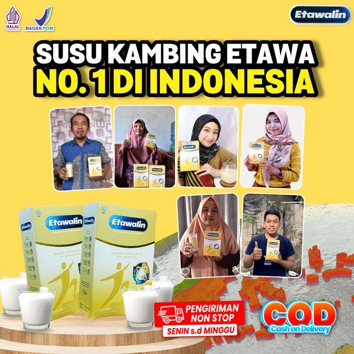 Gambar etawalin - ETAWALIN SUSU KAMBING 200 GRAM - ASAM URAT - NYERI SENDI dari SDJshop undefined Tokopedia