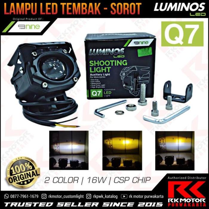 Gambar Lampu Led Sorot Tembak Motor Mobil D2 Laser Mini Biled Luminos Q7 - Tanpa Bubble dari IRA otomotif undefined Tokopedia