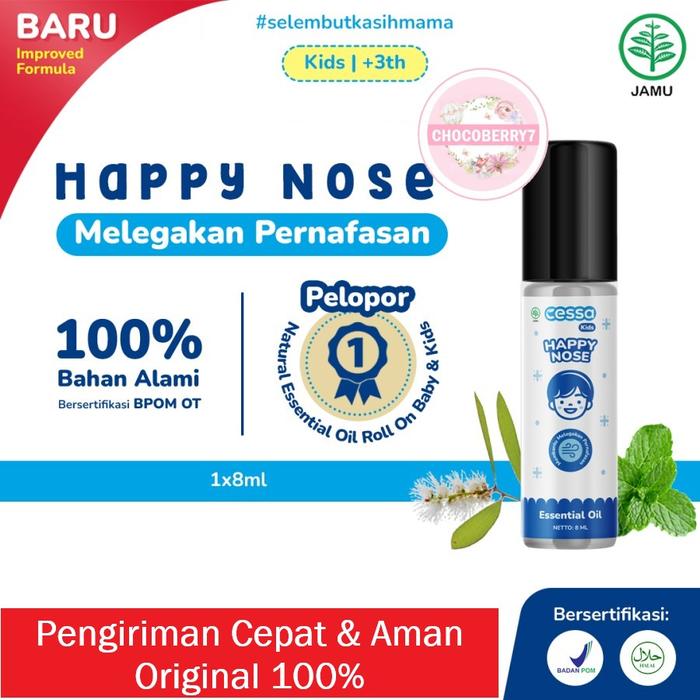 Gambar Cessa Cough n Flu Cessa Essential Oil Batuk Pilek Bayi CF- CHOCOBERRY7 - KIDS-HAPPYNOSE dari OJ Home undefined Tokopedia