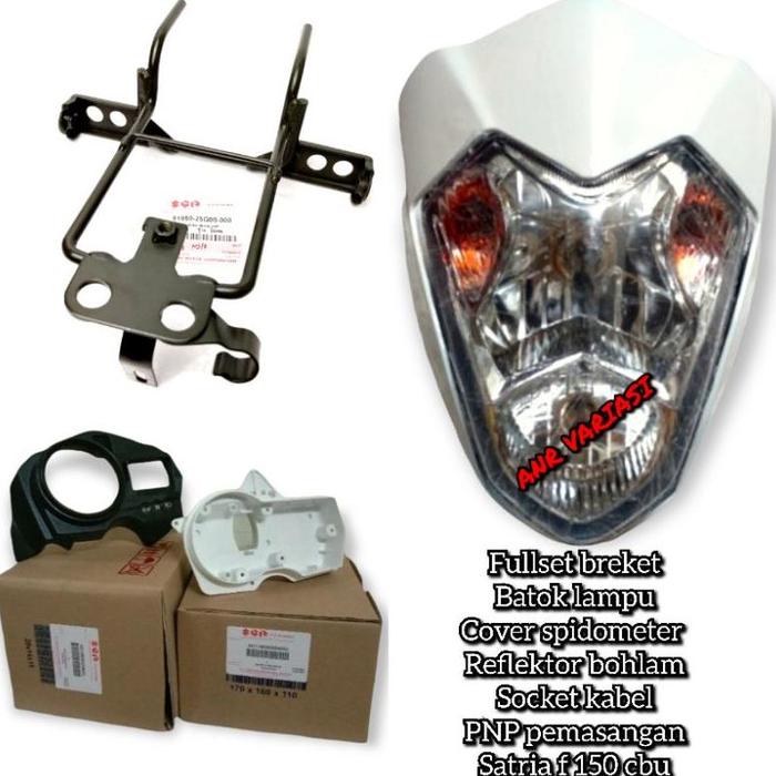 Gambar BATOK LAMPU DEPAN FULL SET SATRIA F 150 OLD CBU FU THAILAND RAIDER - Putih dari PremiumShop77 undefined 5 Tokopedia