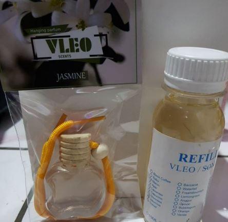 Gambar PAKET PARFUM MOBIL DAN RUANGAN VLEO DAN REFILL 100ML - PAKET JASMINE dari Fiqs Store undefined Tokopedia